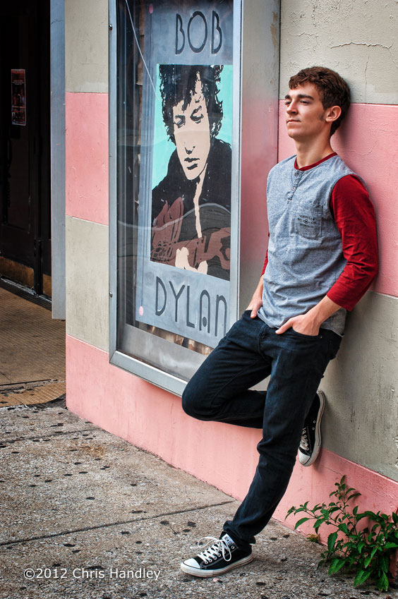 Jake with Bob Dylan Poster