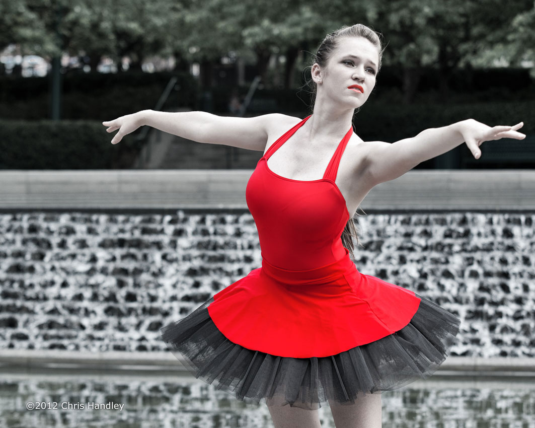 Ballerina in Red