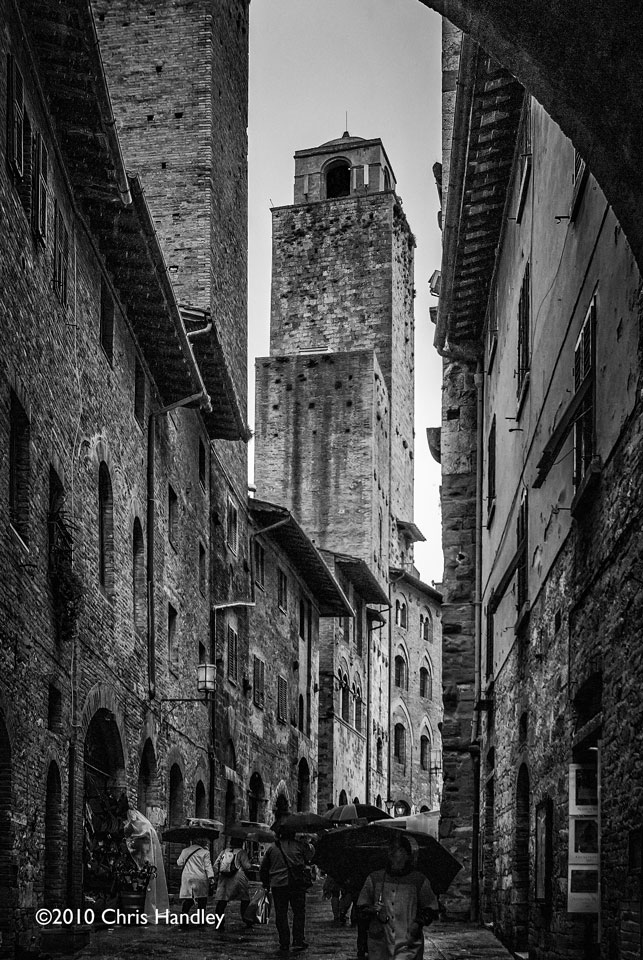 San Gimignano by Chris Handley